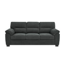 3 Seater Sofa With Padded Armrests And Triangular Leg
