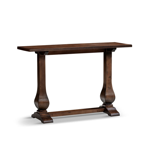 Whitmore - Trestle Console Table - Dark Brown