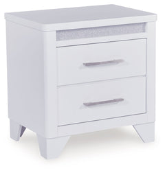 Jarlee - Two Drawer Night Stand - White