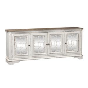 Magnolia Manor - 4 Doors TV Console - Antique White