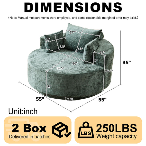 Single Sofa, Sleeper Chair For Living Room
