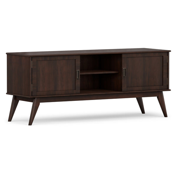 Draper - Handcrafted Mid Century Low TV Media Stand
