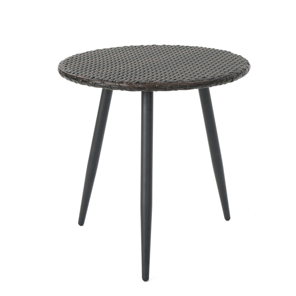 Kenneth - 3 Pieces Chat Set Outdoor Furniture - Brown Multi