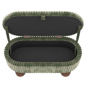Modern Storage Ottoman Bench For Living Room