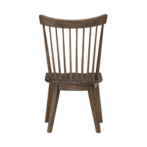 Midland Falls - Spindle Back Side Chair - Rustic Brown