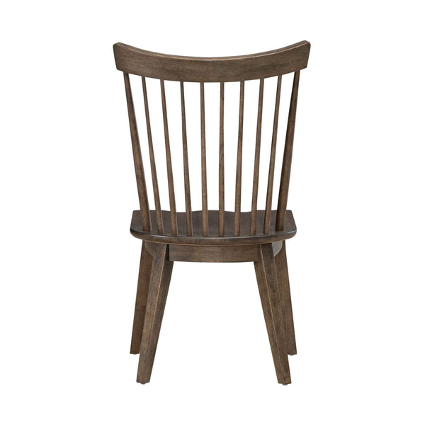 Midland Falls - Spindle Back Side Chair - Rustic Brown