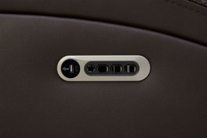 Maveric - Power Zero Gravity Console Loveseat P3 - Bette Coffee
