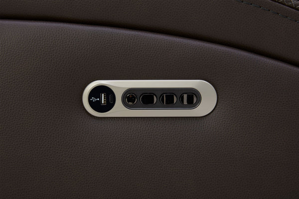 Maveric - Power Zero Gravity Console Loveseat P3 - Bette Coffee