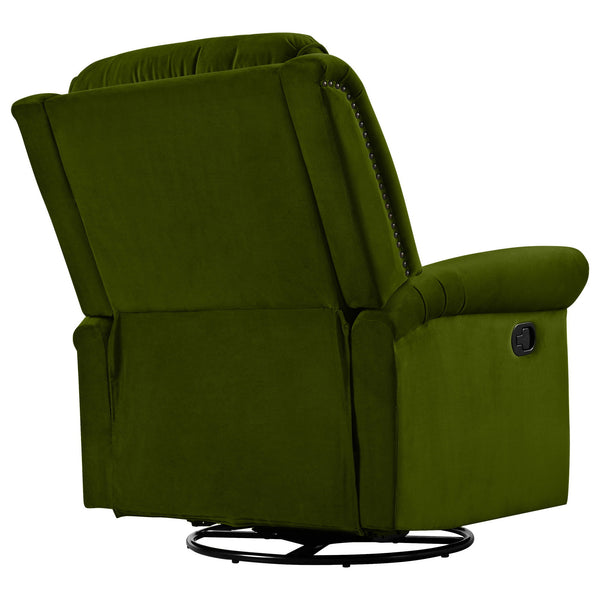 360 Degrees Swivel Recliner Manual Rocking Recliner Home With Adjustable Backrest