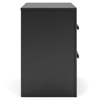 Broachmyn - 3 Pc. - Dresser And 2 Nightstands - Black / Gray