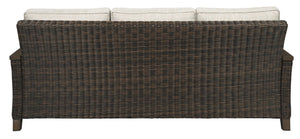Paradise Trail - Sofa with Cushion - Medium Brown