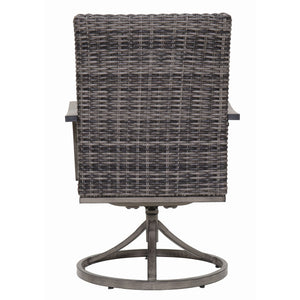 Outdoor Swivel Dining Chair (Set of 2) - Gray