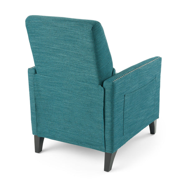 Kiersten - Contemporary Fabric Pushback Recliner
