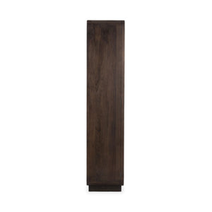 Rogers - Solid Wood Tall Cabinet - Dark Brown