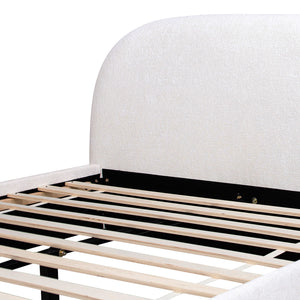 Archie Puffy Grounded - Upholstered Platform Bed