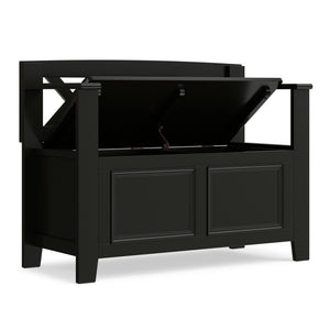 Amherst - Small Transitional Entryway Storage Bench