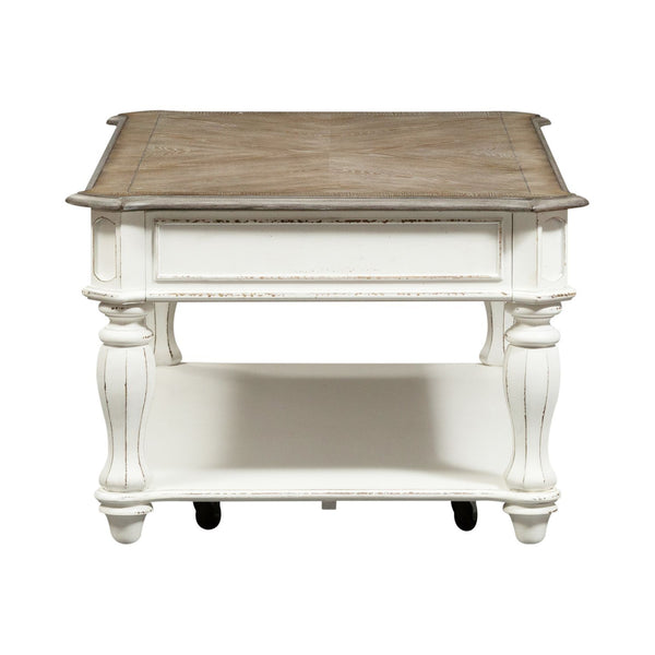 Magnolia Manor - Lift Top Cocktail Table - Antique White