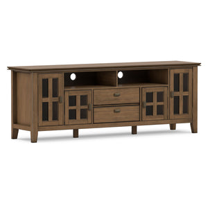 Artisan - TV Media Stand - Rustic Natural Aged Brown