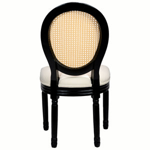 French Country Dining Chairs With Round Back (Set of 2)