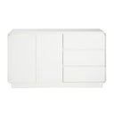 Sideboard, Wide Storage With 2 Doors And 3 Drawers