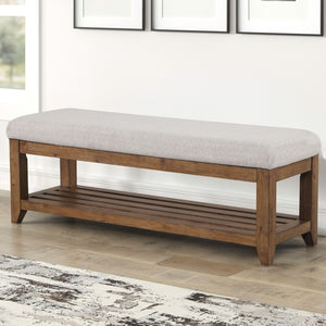 Shaker Lakes - Bed Bench - Brown