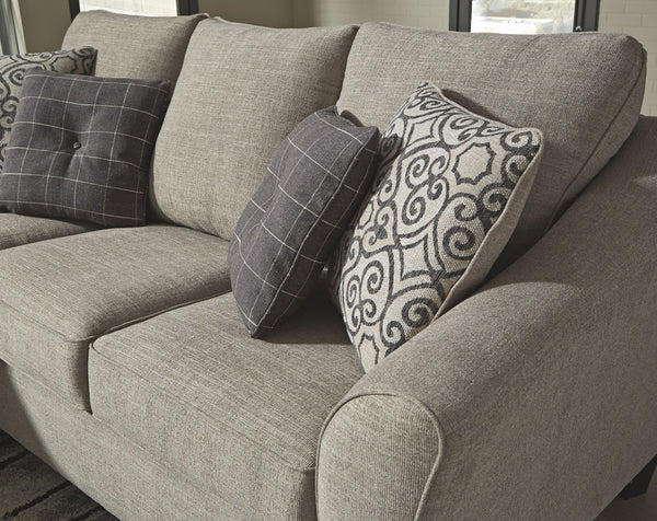 Kestrel - Sofa Chaise - Pearl Silver