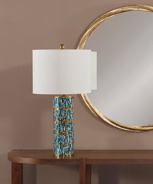 Barilla - Table Lamp - Blue / White
