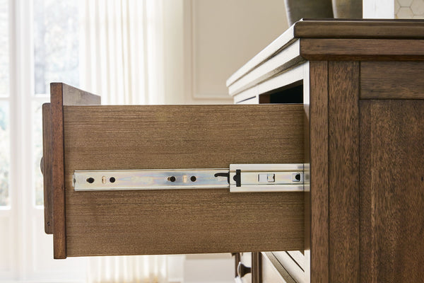Sturlayne - Dresser And Mirror - Brown