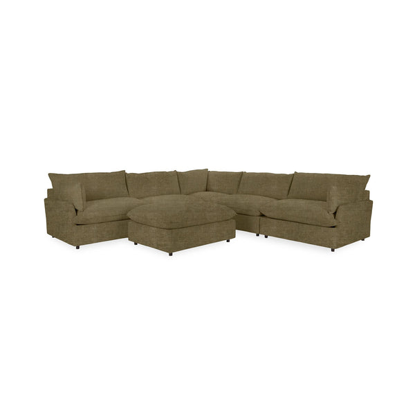 Caplan - 6 Piece Modular Sectional With Ottoman
