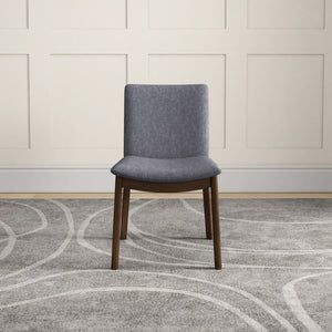 Laura - Mid-Century Modern Solid Wood Dining Chair (Set of 2)
