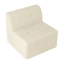 Modern Minimalist Sleeper Sofa, Compressed Sectional Single Seat