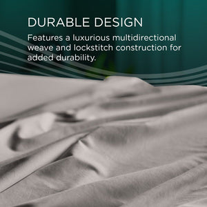 Tempur-Adapt - Tempur-Adapt Luxe Egyptian Cotton Sheets - Graphite