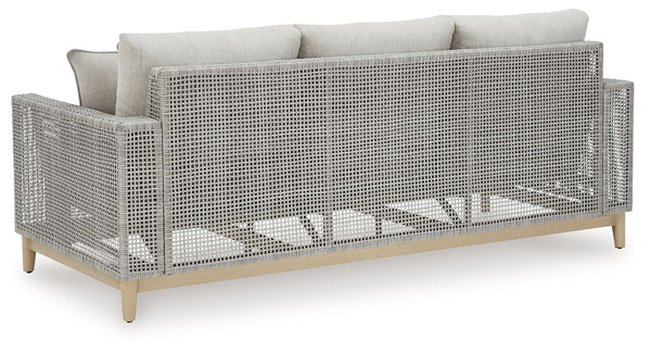 Seton Creek - Sofa With Cushion - Gray