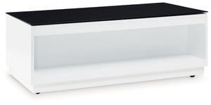 Gardoni - Rectangular Cocktail Table - White / Black