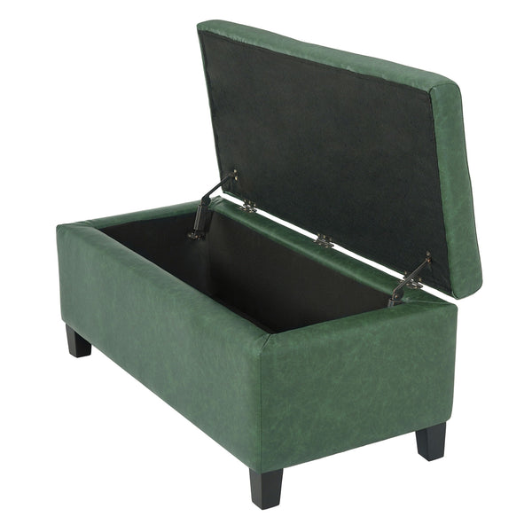Storage Ottoman With Flip Top Lid