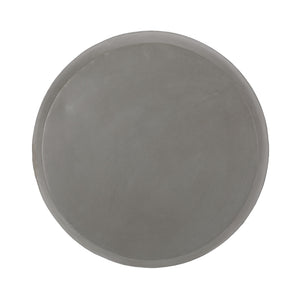 Outdoor Side Table With Cylindrical Shape - White