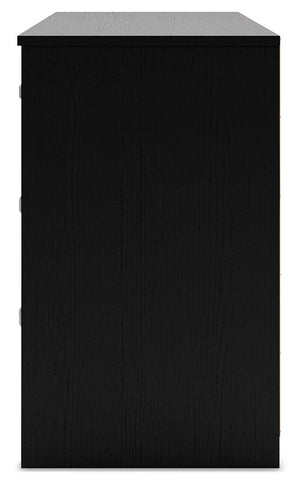 Finch - Six Drawer Dresser - 29'' Height - Black