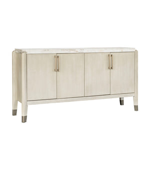 Gavin - Server - Driftwood Oak / White Marble