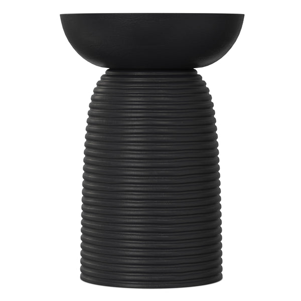 Boyd - Ribbed Accent Table - Black