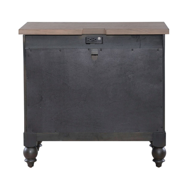Americana Farmhouse - Bedside Chest With Charging Station