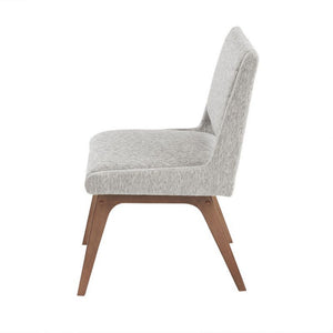 Boomerang - Dining Side Chair With Upholstered Cushions (Set of 2) - Light Gray