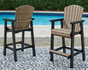 Fairen Trail - 5 Pc. - Dining Set with 4 Chairs - Black / Driftwood
