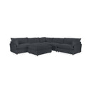 Caplan - 6 Piece Modular Sectional With Ottoman
