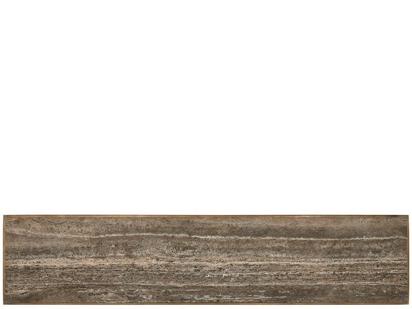 Montclair - Brindle Console - Light Brown / Dark Brown