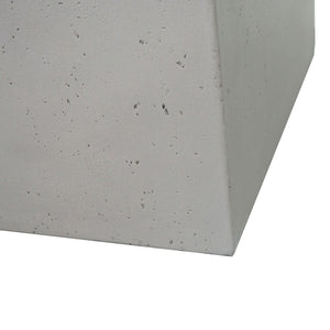 Outdoor Patio Square Gas Burning Concrete Fire Pit 40, 000 Btu