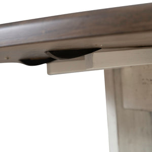 Al Fresco - Drop Leaf Table - Graphite & Whitestone