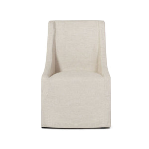 Warwick - Upholstered Rolling Dining Chair