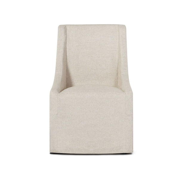 Warwick - Upholstered Rolling Dining Chair