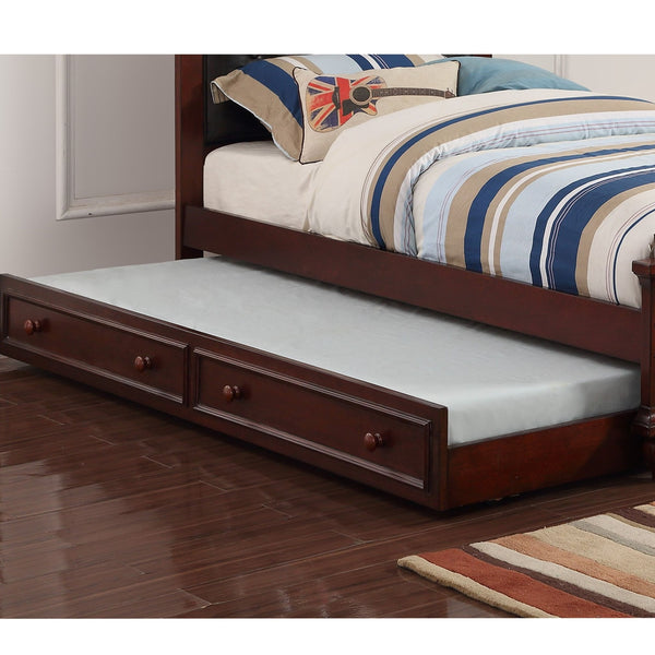 Contemporary Style Bed With Trundle
