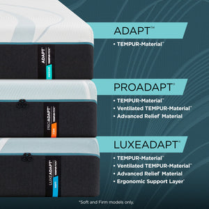 Tempur-Adapt - LuxeAdapt Firm Mattress